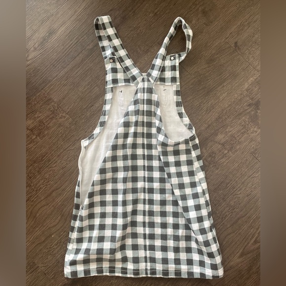 🖤LAZY OAF Gingham Heart Overall Dress🖤 - Picture 5 of 7